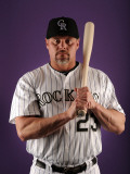 Colorado Rockies Photo Day, SCOTTSDALE, AZ - FEBRUARY 24: Jason Giambi Photographie par Harry How