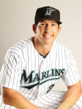 Florida Marlins Photo Day, JUPITER, FL - FEBRUARY 23: John Baker Photographic Print by Mike Ehrmann