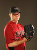 Houston Astros Photo Day, KISSIMMEE, FL - FEBRUARY 24: Wandy Rodriguez Photographic Print by Al Bello