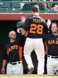 Chicago Cubs v San Francisco Giants, SCOTTSDALE, AZ Photographic Print by Christian Petersen