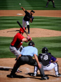 Cincinnati Reds v Colorado Rockies, SCOTTSDALE, AZ - MARCH 14: Jhoulys Chacin Photographie par Kevork Djansezian