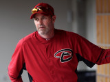 Colorado Rockies v Arizona Diamondbacks, SCOTTSDALE, AZ - FEBRUARY 26: Kirk Gibson Photographic Print by Jonathan Ferrey