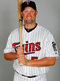 Minnesota Twins Photo Day, FORT MYERS, FL - FEBRUARY 25: Michael Cuddyer Photographic Print by J. Meric