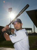 San Diego Padres Photo Day, PEORIA, AZ - FEBRUARY 23: Jason Bartlett Photographic Print by Rob Tringali