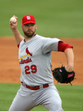 St. Louis Cardinals v Florida Marlins, JUPITER, FL - MARCH 01: Chris Carpenter Photographie par Marc Serota