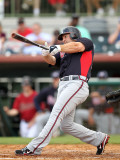 Atlanta Braves v Houston Astros, KISSIMMEE, FL - MARCH 01: Dan Uggla Photographic Print by Mike Ehrmann