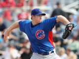 Chicago Cubs v San Francisco Giants, SCOTTSDALE, AZ - MARCH 01: Todd Wellemeyer Photographic Print by Christian Petersen