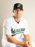 Florida Marlins Photo Day, JUPITER, FL - FEBRUARY 23: Brett Hayes Photographic Print by Mike Ehrmann