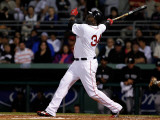 New York Yankees v Boston Red Sox, FORT MYERS, FL - MARCH 14: David Ortiz Photographic Print by J. Meric