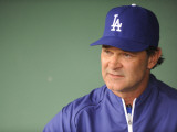 Los Angeles Dodgers v San Francisco Giants, SCOTTSDALE, AZ - FEBRUARY 26: Don Mattingly Photographic Print by Rob Tringali