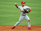 St. Louis Cardinals v Florida Marlins, JUPITER, FL - MARCH 01: Skip Shumaker Photographie par Marc Serota