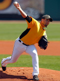 Boston Red Sox v Pittsburgh Pirates, BRADENTON, FL - MARCH 13: Brad Lincoln Photographic Print by J. Meric