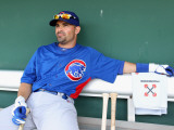 Chicago Cubs v San Francisco Giants, SCOTTSDALE, AZ - MARCH 01: Augie Ojeda Photographic Print by Christian Petersen