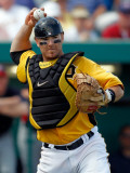 Minnesota Twins v Pittsburgh Pirates, BRADENTON, FL - MARCH 02: Ryan Doumit Photographic Print by J. Meric