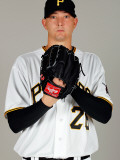 Pittsburgh Pirates Photo Day, BRADENTON, FL - FEBRUARY 20: Scott Olsen Photographic Print by J. Meric