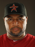 Houston Astros Photo Day, KISSIMMEE, FL - FEBRUARY 24: Carlos Lee Photographic Print by Al Bello