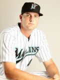 Florida Marlins Photo Day, JUPITER, FL - FEBRUARY 23: Chris Volstan Photographic Print by Mike Ehrmann