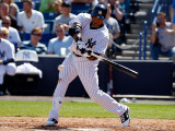 Philadelphia Phillies v New York Yankees, TAMPA, FL - FEBRUARY 26: Robinson Cano Photographic Print by J. Meric