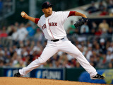 New York Yankees v Boston Red Sox, FORT MYERS, FL - MARCH 14: Alfredo Aceves Photographic Print by J. Meric