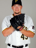 Pittsburgh Pirates Photo Day, BRADENTON, FL - FEBRUARY 20: Sean Gallagher Photographic Print by J. Meric