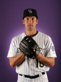 Colorado Rockies Photo Day, SCOTTSDALE, AZ - FEBRUARY 24: Huston Street Photographic Print by Harry How