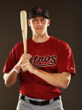 Houston Astros Photo Day, KISSIMMEE, FL - FEBRUARY 24: Hunter Pence Photographic Print by Al Bello
