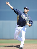 Colorado Rockies v San Diego Padres, PEORIA, AZ - MARCH 02: Casey Kelly Photographic Print by Harry How