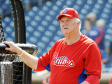 Florida Seminoles v Philadelphia Phillies, CLEARWATER, FL - FEBRUARY 24: Charlie Manuel Photographie par Al Messerschmidt