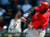 Philadelphia Phillies v Pittsburgh Pirates, BRADENTON, FL - MARCH 12: Ryan Howard Photographic Print by J. Meric