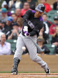 Colorado Rockies v Arizona Diamondbacks, SCOTTSDALE, AZ - FEBRUARY 26: Carlos Gonzalez Photographie par Jonathan Ferrey