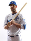 Kansas City Royals Photo Day, SURPRISE, AZ - FEBRUARY 23: Alex Gordon Photographic Print by Jonathan Ferrey