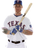 Texas Rangers Photo Day, SURPRISE, AZ - FEBRUARY 25: Josh Hamilton Photographic Print by Jonathan Ferrey
