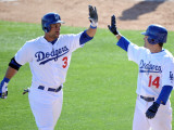 Los Angeles Angels of Anaheim v Los Angeles Dodgers, PHOENIX, AZ Photographic Print by Harry How