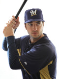 Milwaukee Brewers Photo Day, MARYVALE, AZ - FEBRUARY 24: Ryan Braun Photographie par Jonathan Ferrey