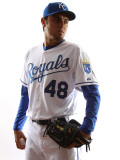 Kansas City Royals Photo Day, SURPRISE, AZ - FEBRUARY 23: Joakim Soria Photographic Print by Jonathan Ferrey