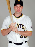 Pittsburgh Pirates Photo Day, BRADENTON, FL - FEBRUARY 20: Matt Diaz Photographic Print by J. Meric
