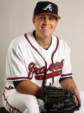 Atlanta Braves Photo Day, LAKE BUENA VISTA, FL - FEBRUARY 21: Kris Medlen Photographic Print by Mike Ehrmann