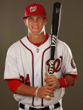Washington Nationals Photo Day, VIERA, FL - FEBRUARY 25: Bryce Harper Photographic Print by Al Bello