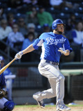 Kansas City Royals v Texas Rangers, SURPISE, AZ - FEBRUARY 27: Eric Hosmer Photographie par Rob Tringali