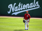 Florida Marlins v Washington Nationals, VIERA, FL - MARCH 02: Ryan Zimmerman Photographie par Mike Ehrmann