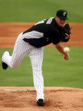 St. Louis Cardinals v Florida Marlins, JUPITER, FL - MARCH 06: Chris Volstad Photographic Print by Marc Serota