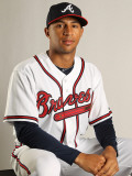 Atlanta Braves Photo Day, LAKE BUENA VISTA, FL - FEBRUARY 21: Anthony Vavaro Photographic Print by Mike Ehrmann