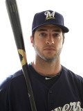 Milwaukee Brewers Photo Day, MARYVALE, AZ - FEBRUARY 24: Ryan Braun Photographic Print by Jonathan Ferrey