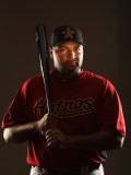 Houston Astros Photo Day, KISSIMMEE, FL - FEBRUARY 24: Carlos Lee Photographic Print by Al Bello