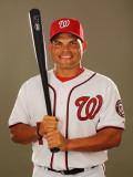 Washington Nationals Photo Day, VIERA, FL - FEBRUARY 25: Ivan Rodriguez Fotografie-Druck von Al Bello