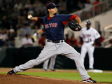 Boston Red Sox v Minnesota Twins, FORT MYERS, FL - FEBRUARY 27: Josh Beckett Photographie par J. Meric