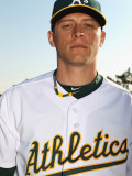 Oakland Athletics Photo Day, PHOENIX, AZ - FEBRUARY 24: Ryan Sweeney Photographic Print by Ezra Shaw