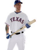 Texas Rangers Photo Day, SURPRISE, AZ - FEBRUARY 25: Josh Hamilton Photographie par Jonathan Ferrey