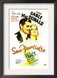 San Francisco, Clark Gable, Jeanette Macdonald, 1936 Posters