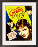 Gilded Lily, Fred Macmurray, Claudette Colbert, Far Right: Ray Milland on Midget Window Card, 1935 Print